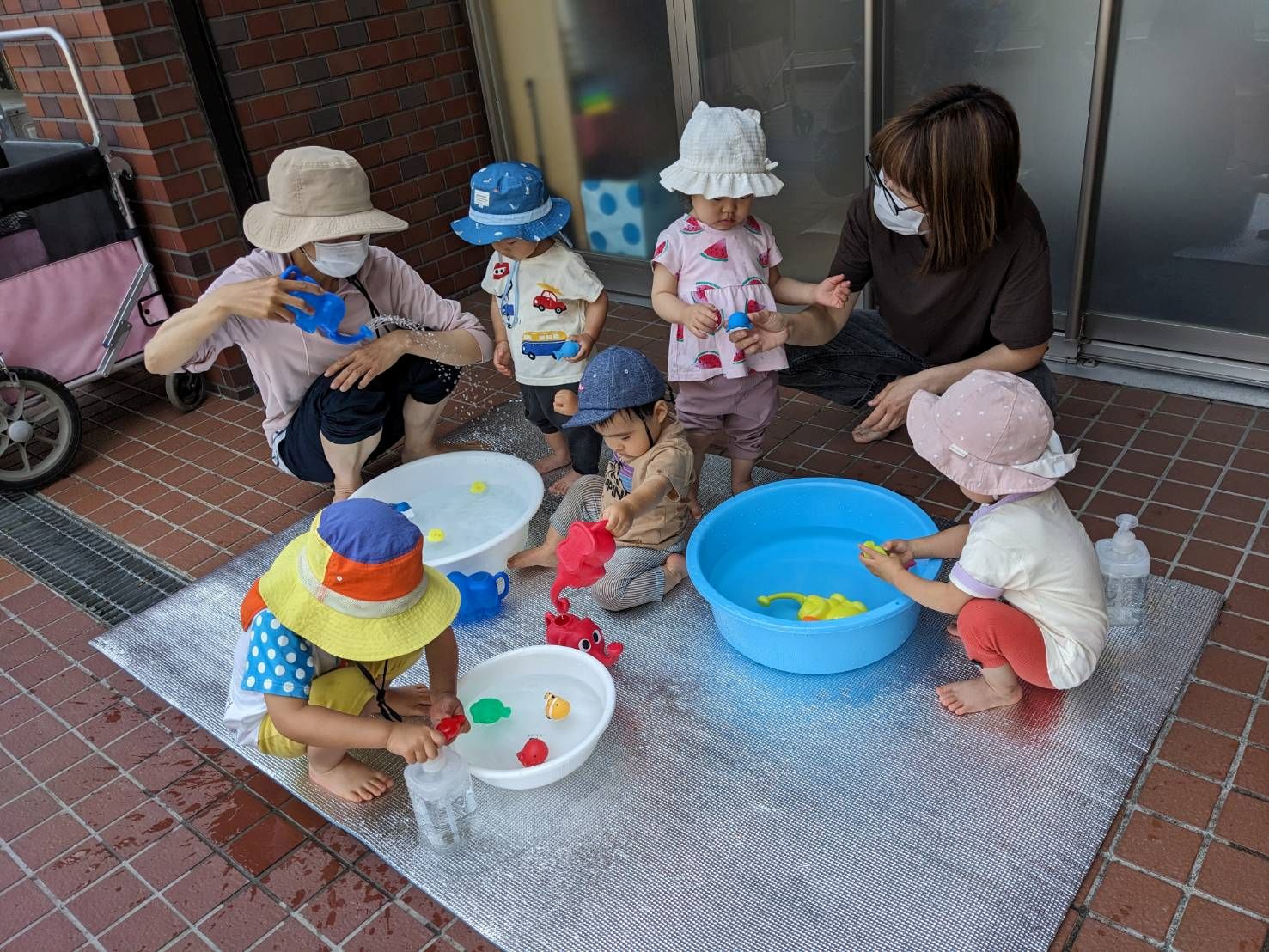 今年度初めての水遊び(*^^*)